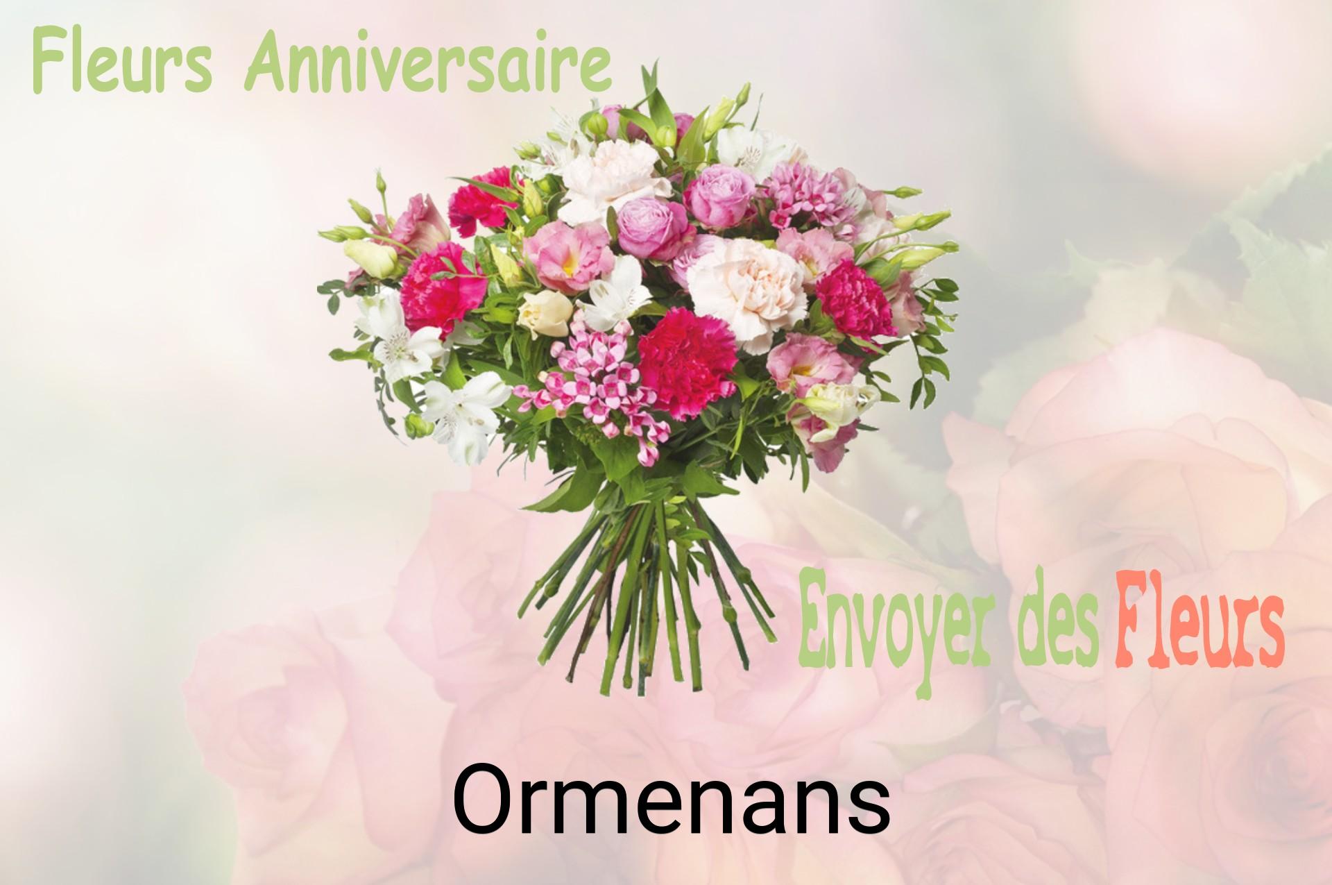 Bouquet de fleurs d’anniversaire livré à Ormenans