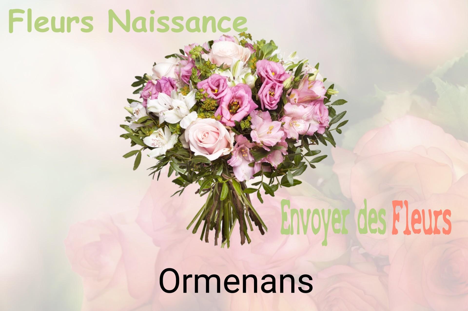 Bouquet de fleurs de naissance livré à Ormenans
